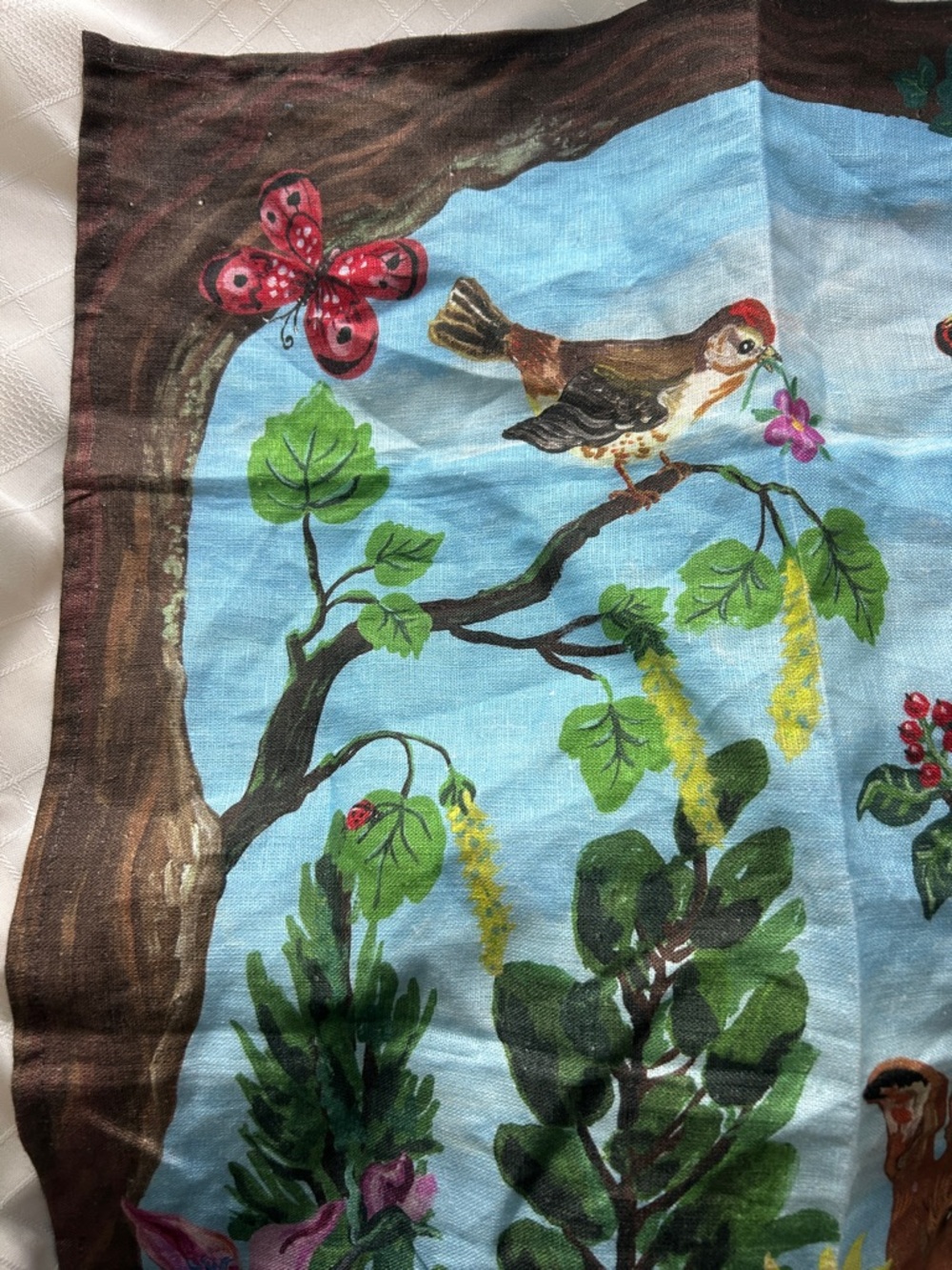 Linen tea towel, nwt